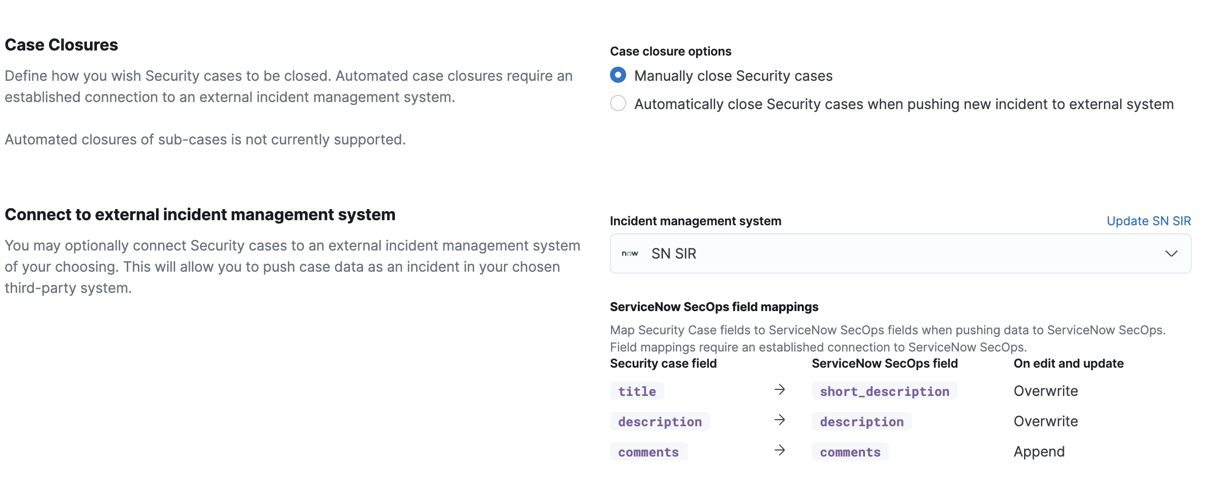 Configure Component